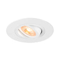 NEW TRIA® 75 XL, luminária para encastrar no teto, redondo, máx. 10 W, GU10, branco
