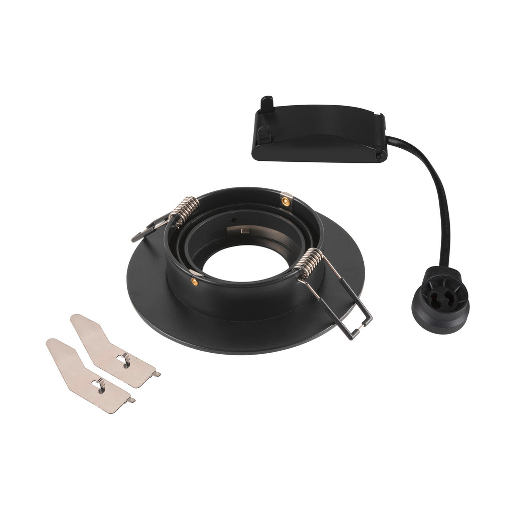 NEW TRIA® 75, luminária para encastrar no teto, redondo, máx. 10 W GU10, preto