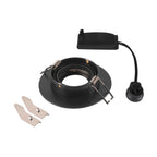 NEW TRIA® 75, luminária para encastrar no teto, redondo, máx. 10 W GU10, preto
