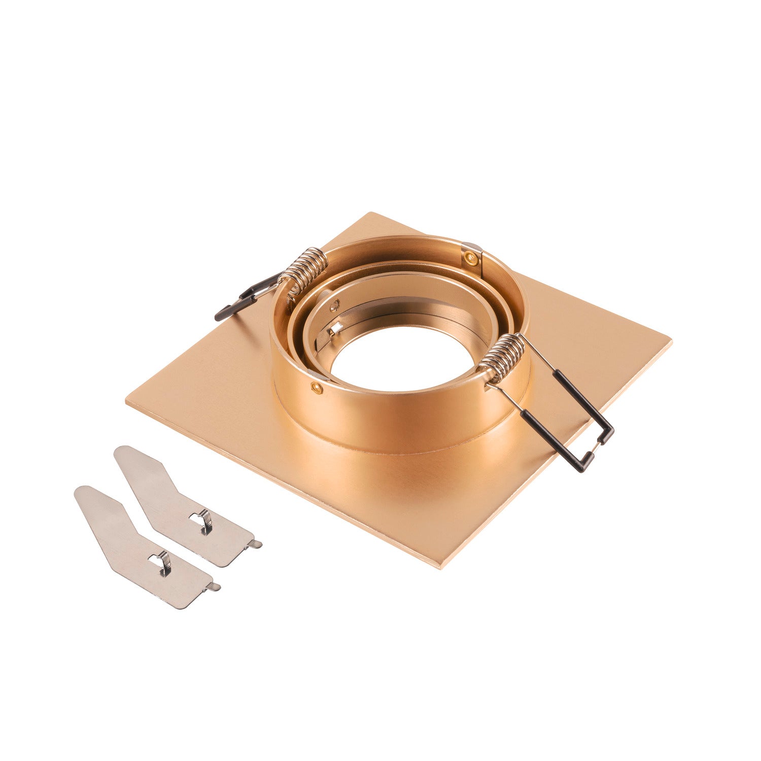 NEW TRIA® 75 XL, aro para encastrar no teto, C: 11 L: 11 A: 2,6 cm, ouro rosa