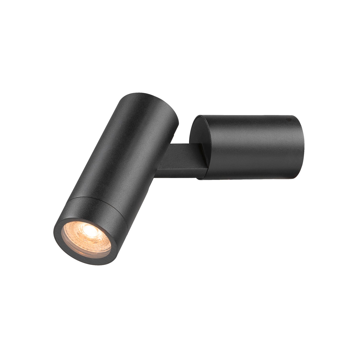 S-TUBE, luminária saliente para a parede, redonda, 1x máx. 10 W GU10, preto