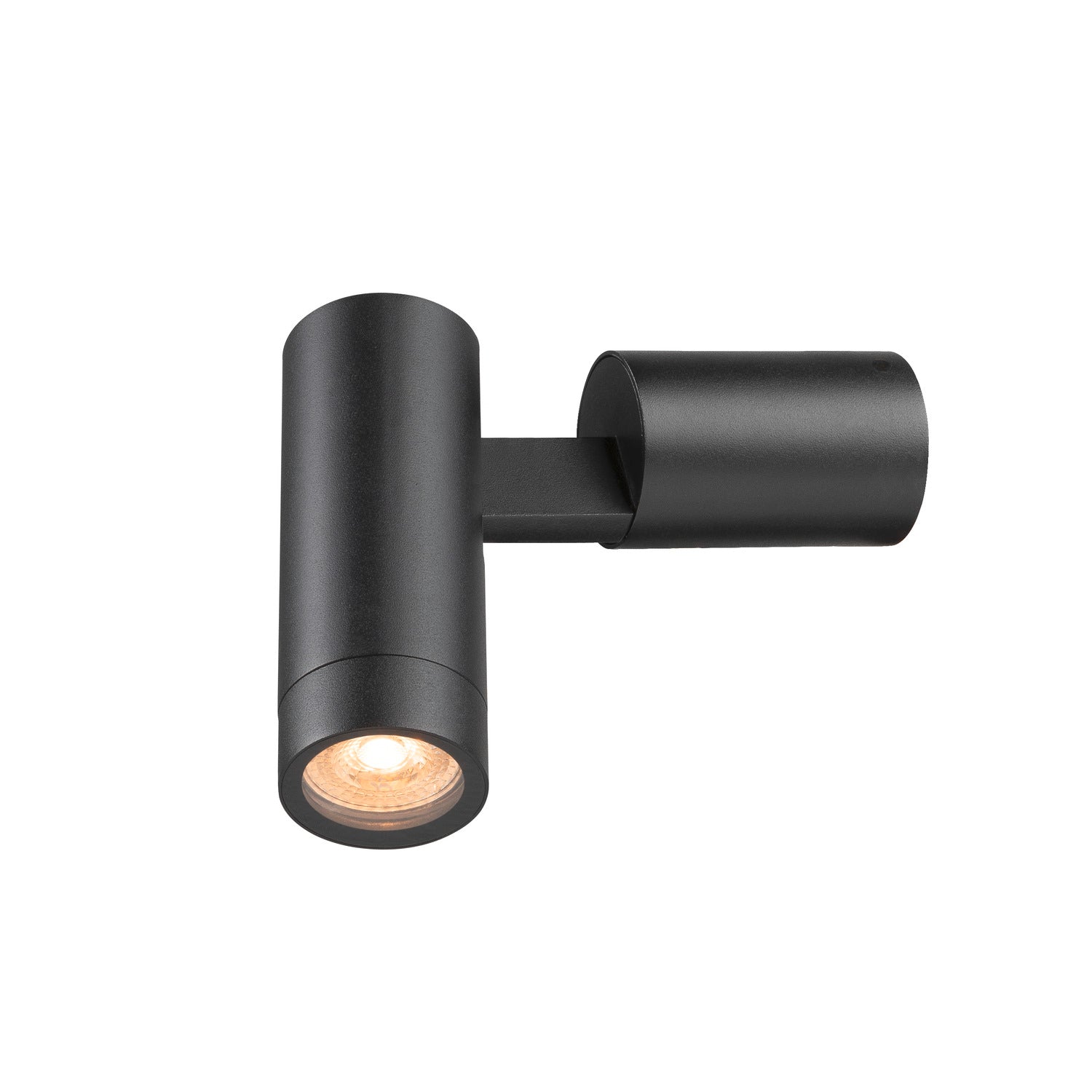 S-TUBE, luminária saliente para a parede, redonda, 1x máx. 10 W GU10, preto