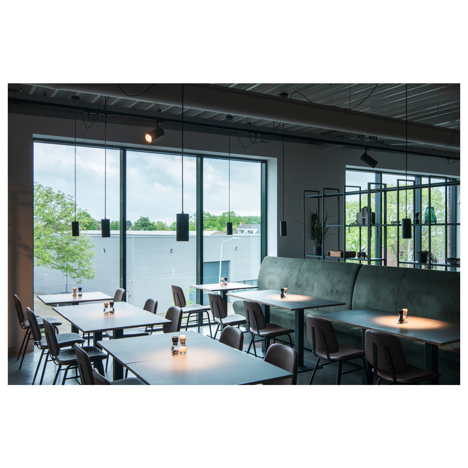 NUMINOS® S PD, PHASE, Candeeiro pendente, comprimento do pendente 250 cm, 3000 K, 8 Watt, 36°, Ângulos de fases, preto mate
