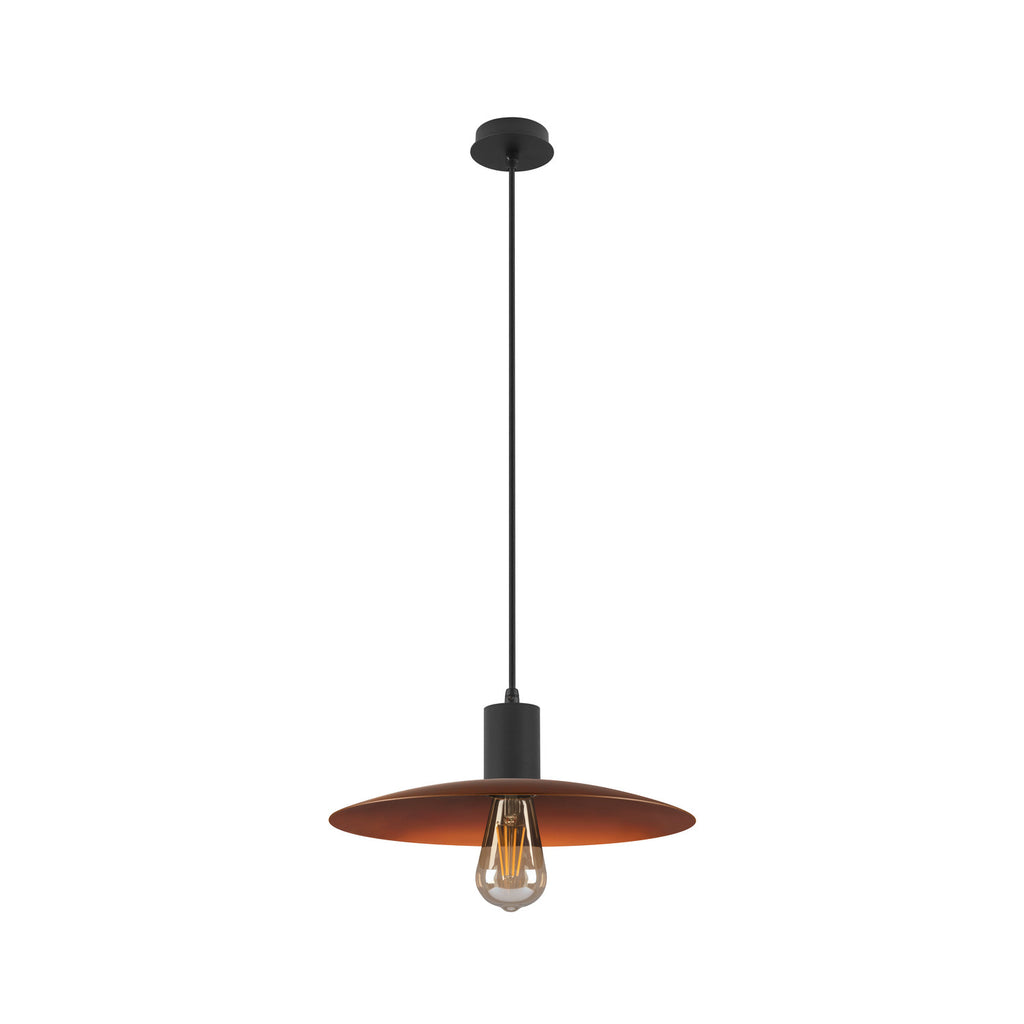 LALU®, luminária suspensa, Mix&Match, 150 cm, E27,máx. 10 W, preto