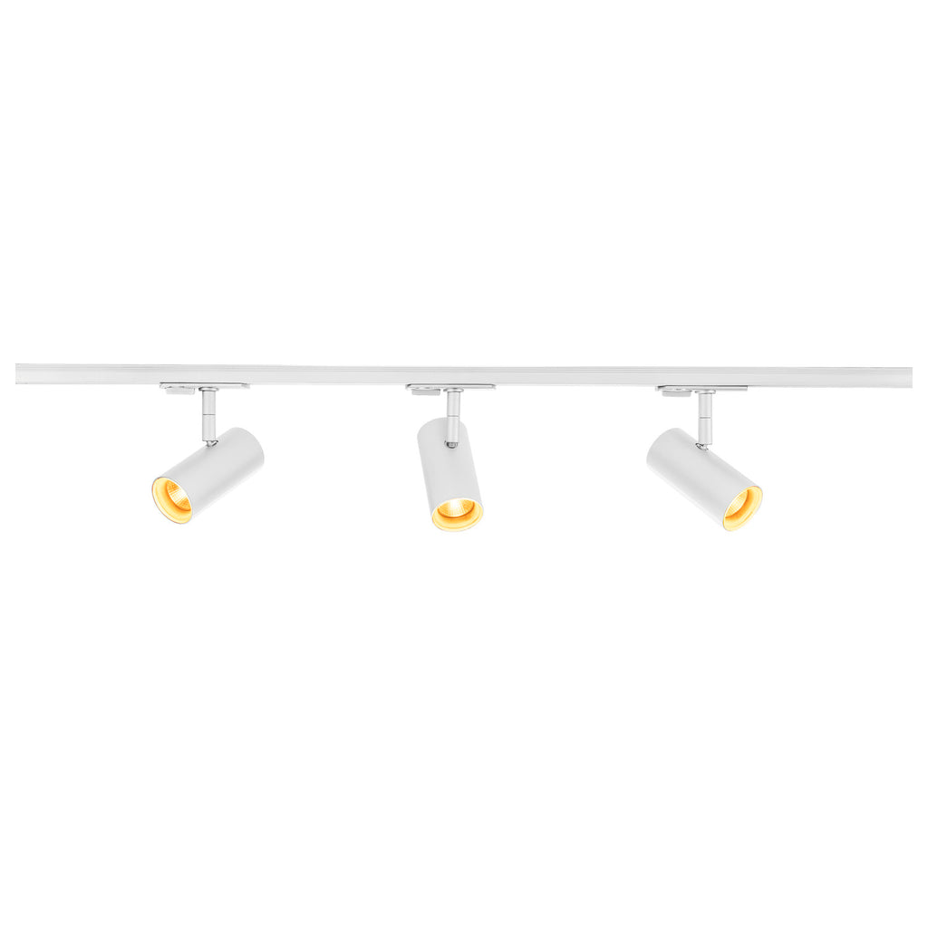 NOBLO® SPOT, conjunto sistema de trilhos, redondo, 2700 K, 19 W, secção de fase, 32°, branco