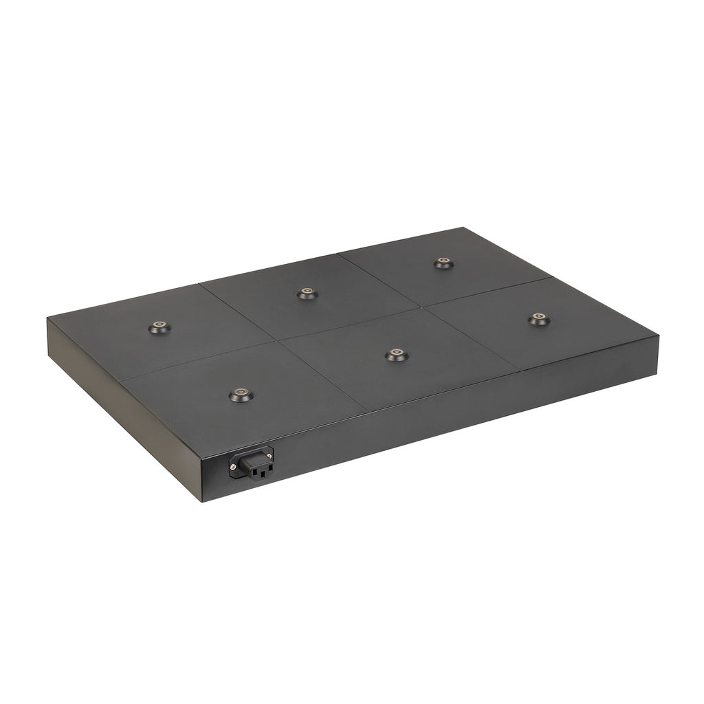 VINOLINA TWO, base de carregamento, máx. 6 luminárias, preto