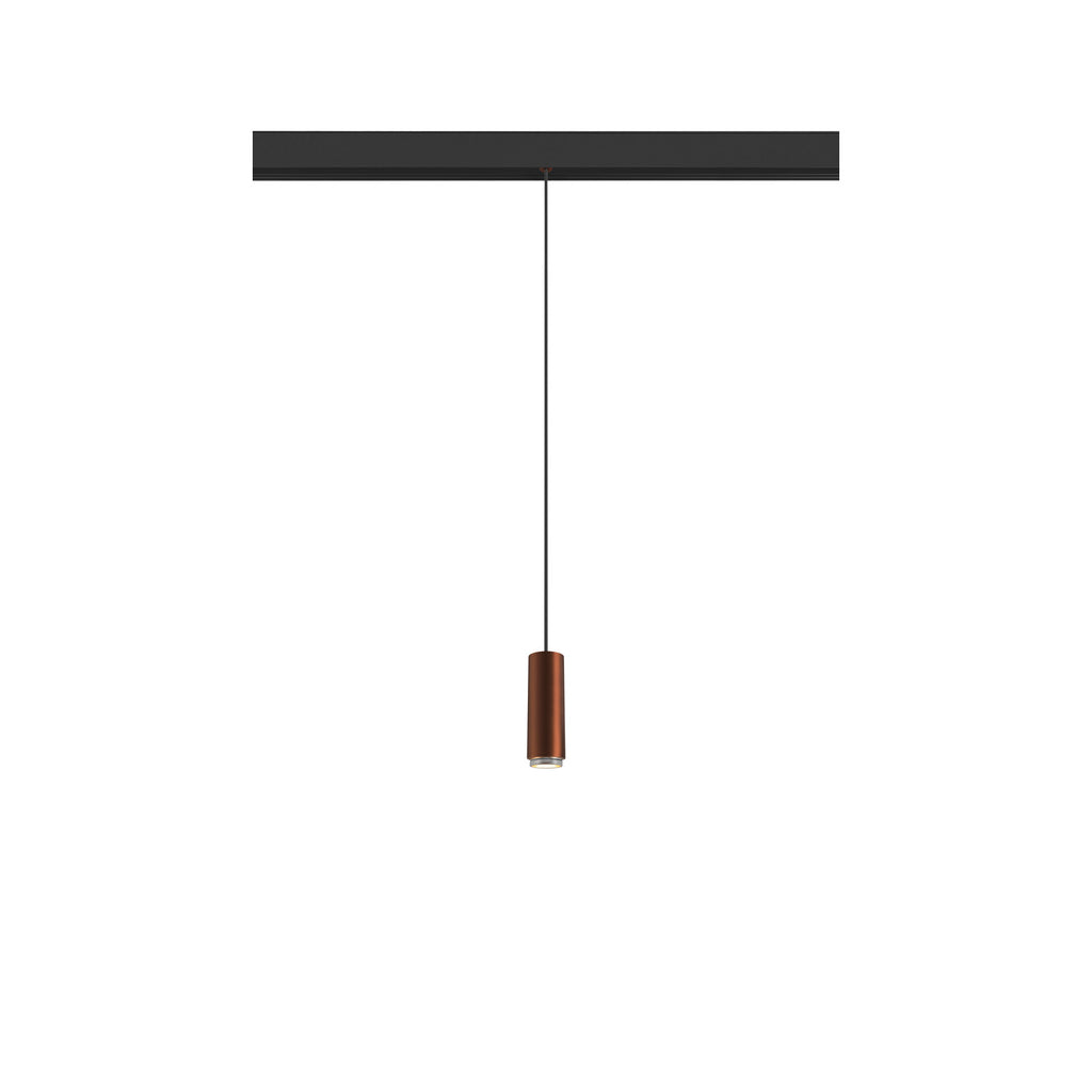 LALU®, luminária suspensa, 48V, Led Base, Mix&Match, 150 cm, 8 W, 3000 K, DALI, bronze