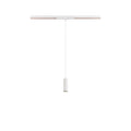 LALU®, luminária suspensa, 48V, Led Base, Mix&Match, 150 cm, 8 W, 3000 K, DALI, branco