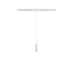 LALU®, luminária suspensa, 48V, Led Base, Mix&Match, 150 cm, 8 W, 3000 K, DALI, branco