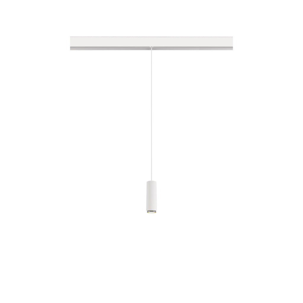 LALU®, luminária suspensa, 48V, Led Base, Mix&Match, 150 cm, 8 W, 3000 K, DALI, branco