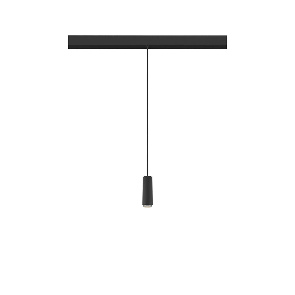 LALU®, luminária suspensa, 48V, Led Base, Mix&Match, 150 cm, 8 W, 3000 K, DALI, preto