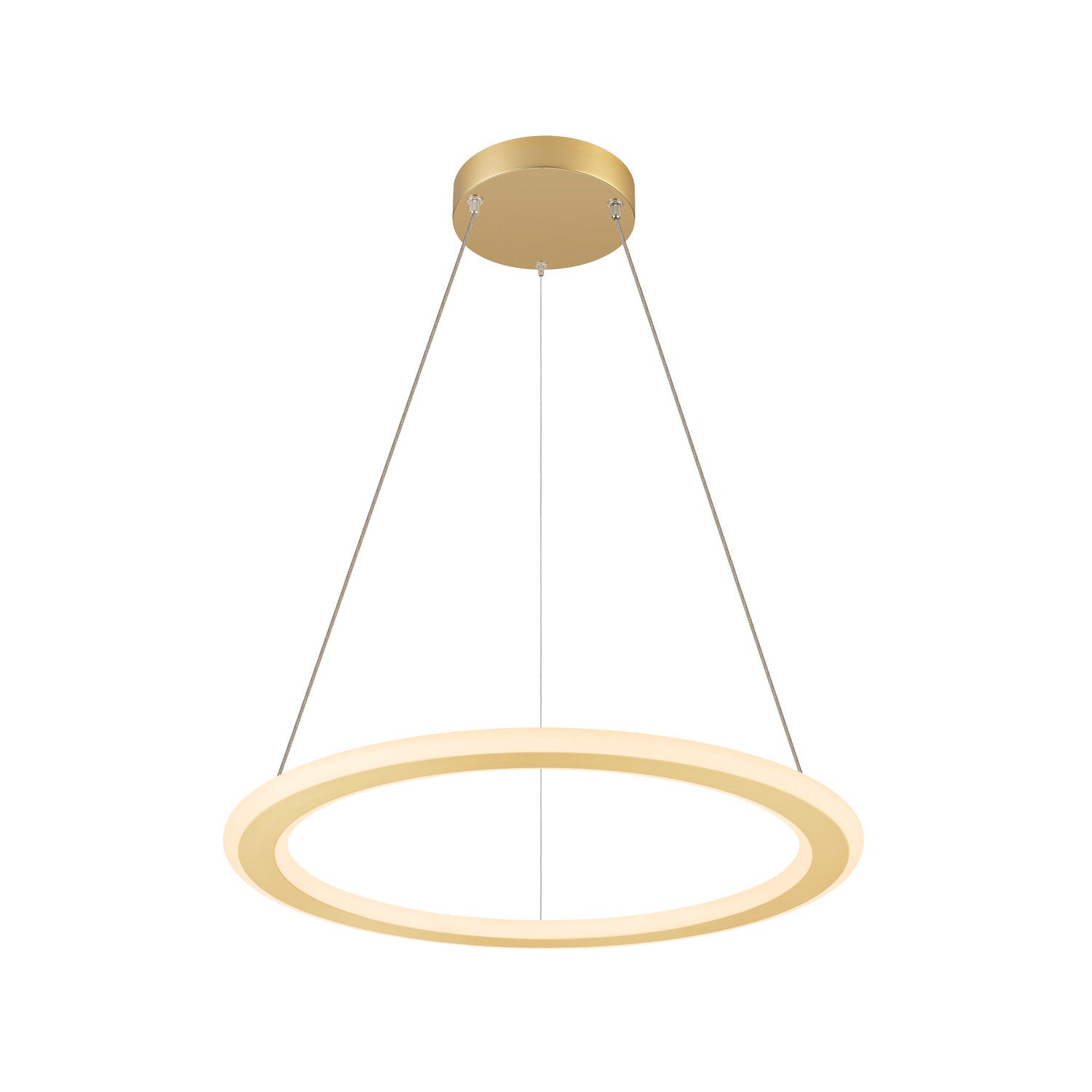 ONE FLAT PD, individual, luminária suspensa, 180 cm, 2700/3000 K, PHASE, latão