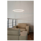 ONE FLAT PD, individual, luminária suspensa, 180 cm, 2700/3000 K, PHASE, latão