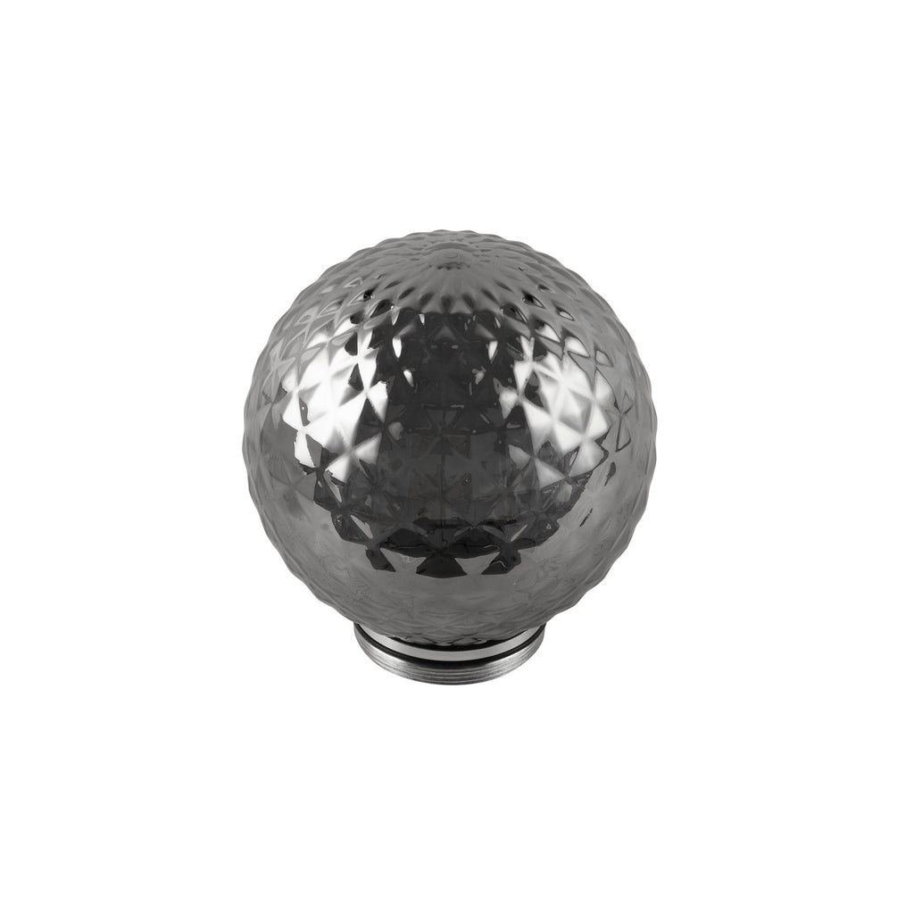 VARYT abajur de vidro, Diamant smoke