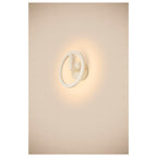 Q-RING, luminária de parede, 3000 K, PHASE, IP65, branco