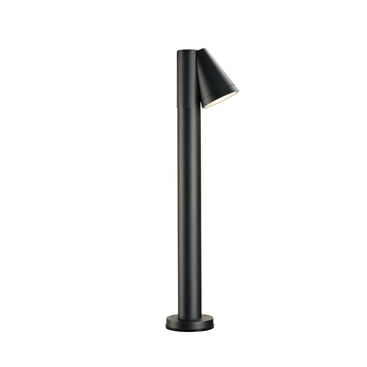 T-TUBE 70 POLE, candeeiro de pé exterior, GU10, simples, IP65, máx. 10 W, preto