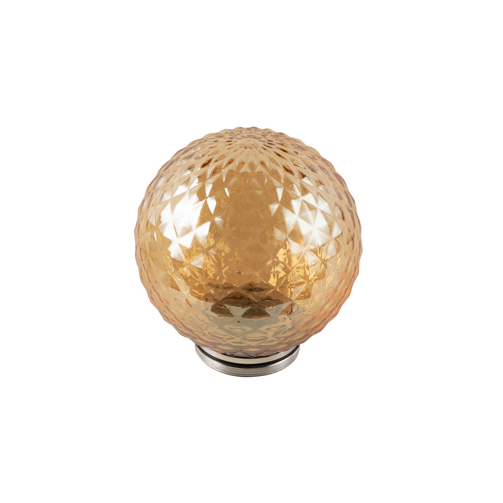 VARYT abajur de vidro, Diamant amber