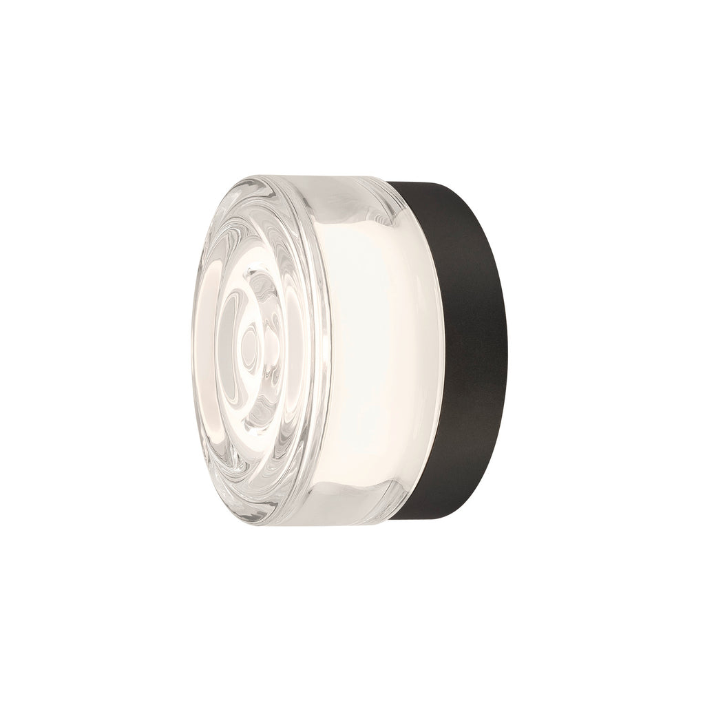 CYFT WAVE, luminária saliente para parede e teto, 2700/3000/4000 K, 6,5 W, PHASE, preto / leitoso