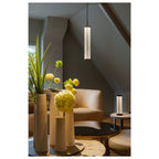 QUIMERA, Candeeiro suspenso, 150 cm, 2700/3000 K, PHASE, latão