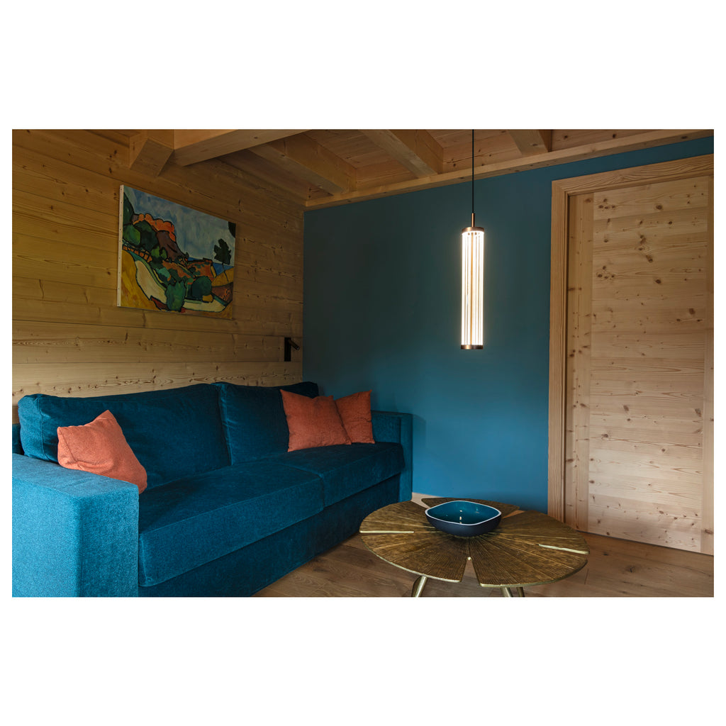 QUIMERA, Candeeiro suspenso, 150 cm, 2700/3000 K, PHASE, cobre