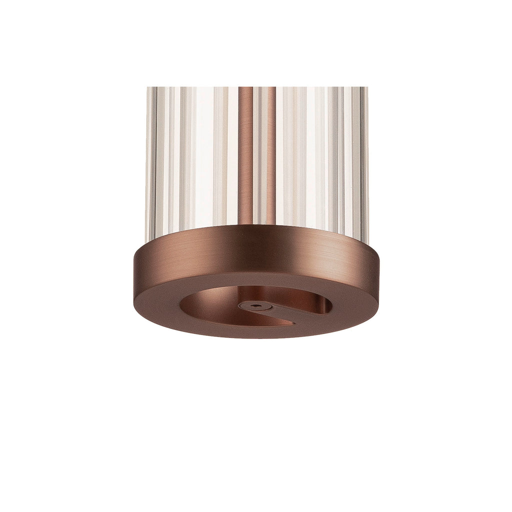 QUIMERA, Candeeiro suspenso, incl. 1 adaptador, 2700 K, PHASE, cobre