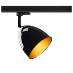 PARA CONE 14, luminária de sistema trifásico, GU10, preto/dourado