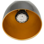PARA CONE 14, luminária de sistema trifásico, GU10, preto/dourado