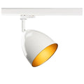 PARA CONE 14, luminária de sistema trifásico, GU10, branco/dourado