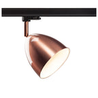 PARA CONE 14, luminária de sistema trifásico, GU10, cobre/branco