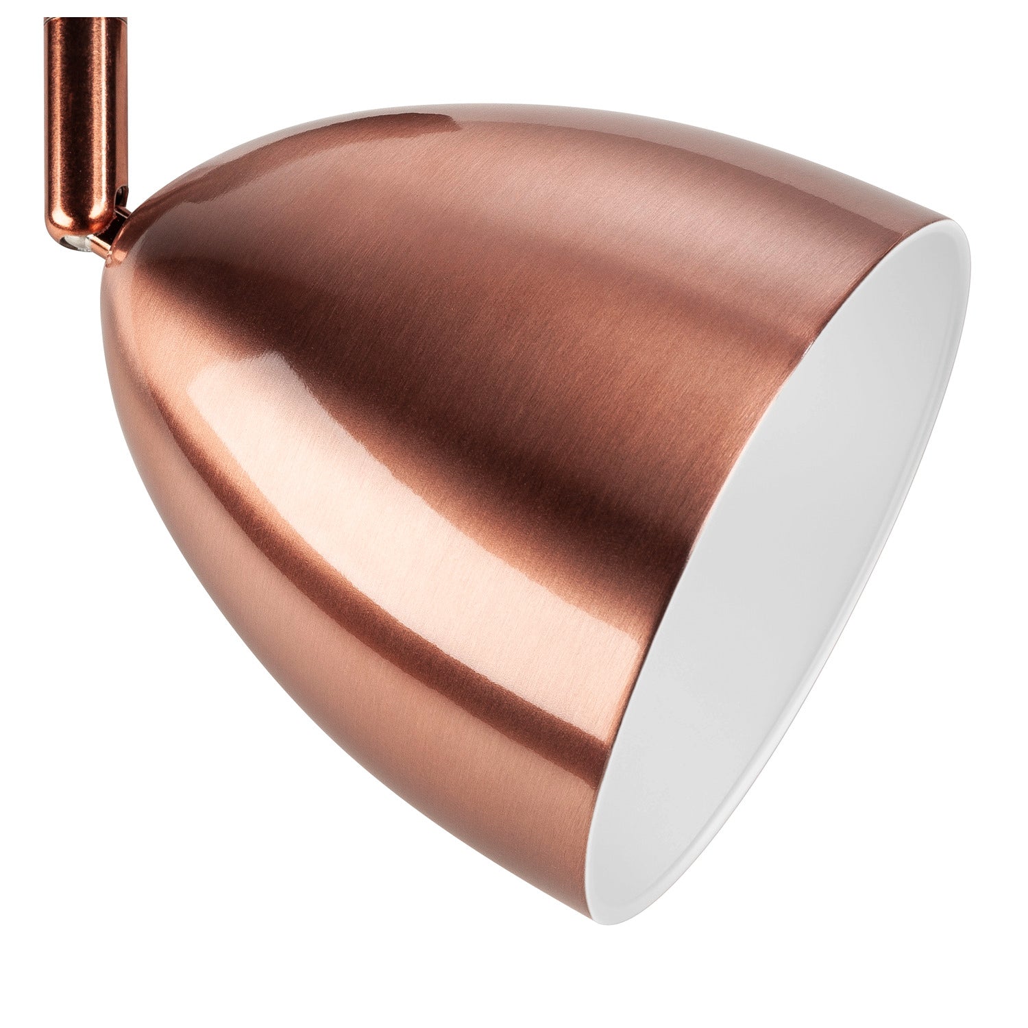 PARA CONE 14, luminária de sistema trifásico, GU10, cobre/branco