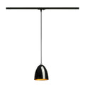 PARA CONE 14, luminária suspensa para sistema monofásico, GU10, preto/dourado