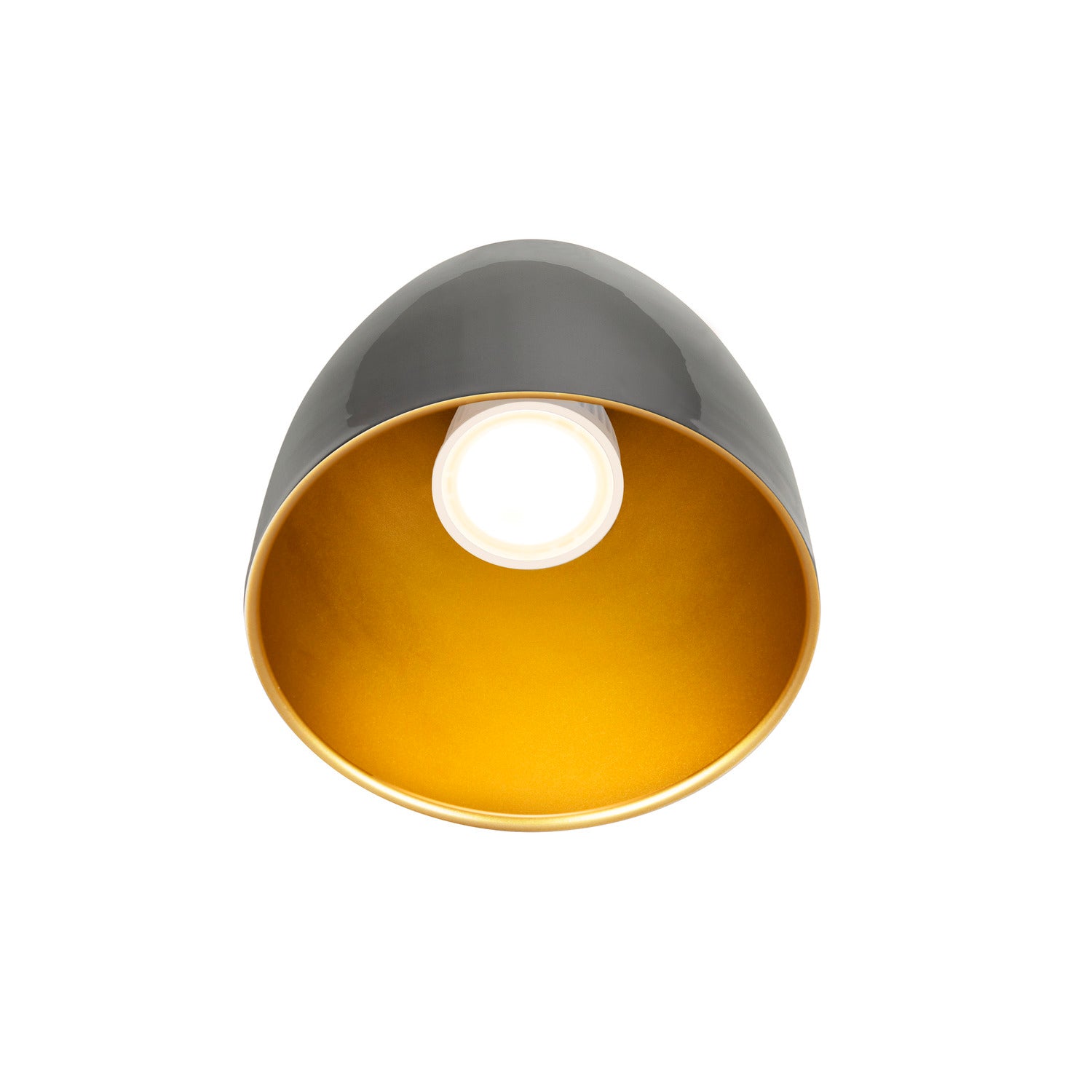 PARA CONE 14, luminária suspensa para sistema monofásico, GU10, preto/dourado