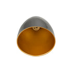 PARA CONE 14, luminária suspensa para sistema monofásico, GU10, preto/dourado