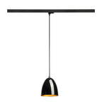 PARA CONE 14, luminária suspensa para sistema trifásico, GU10, preto/dourado