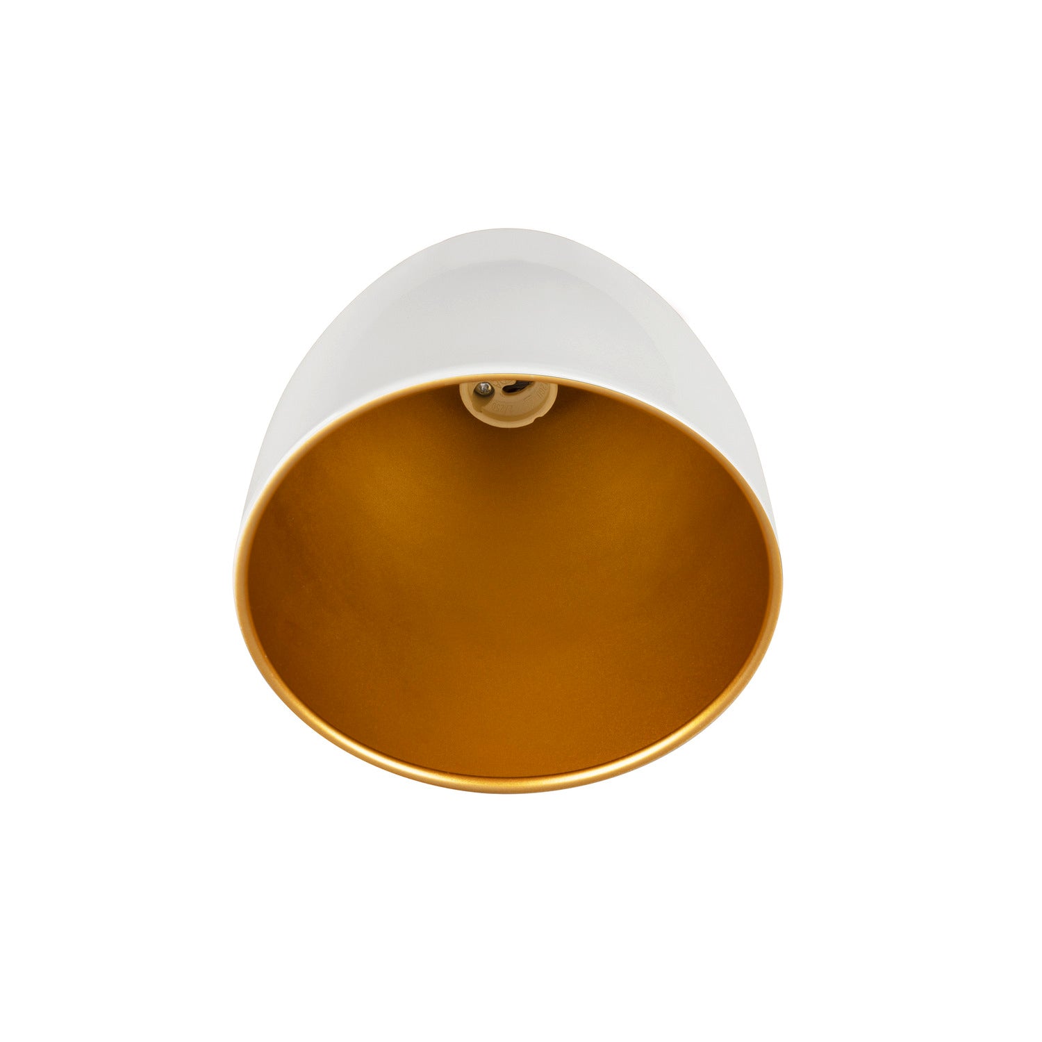 PARA CONE 14, luminária suspensa para sistema trifásico, GU10, branco/dourado