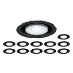 Conjunto composto por 12 x UNIVERSAL DOWNLIGHT PHASE 38°, fixa/orientável, sem cobertura