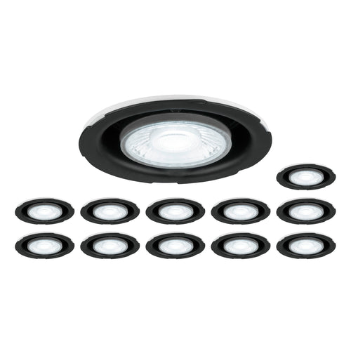 Conjunto composto por 12 x UNIVERSAL DOWNLIGHT PHASE 38°, fixa/orientável, sem cobertura