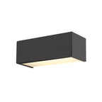 CHROMBO, Aplique de parede, quadrado, 3000 K, 8 W, PHASE, 120°, preto