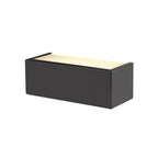 CHROMBO, Aplique de parede, quadrado, 3000 K, 8 W, PHASE, 120°, preto