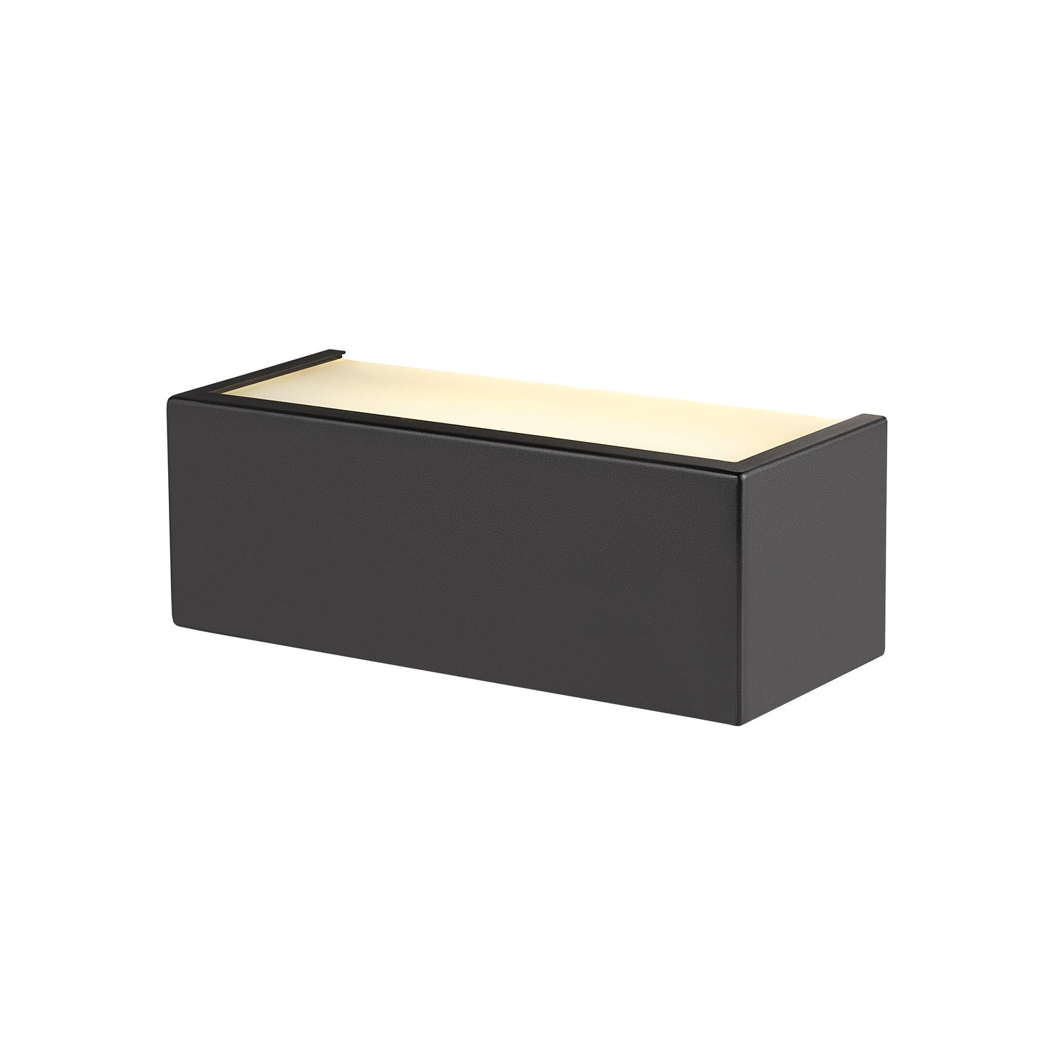 CHROMBO, Aplique de parede, quadrado, 3000 K, 8 W, PHASE, 120°, preto