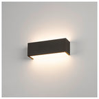 CHROMBO, Aplique de parede, quadrado, 3000 K, 8 W, PHASE, 120°, preto