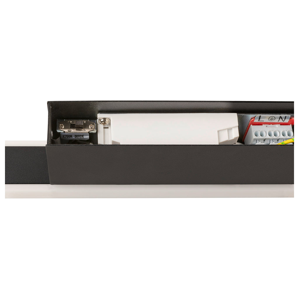 ONE LINEAR 70, Aplique de Parede, Cima/Baixo, 2700/3000 K, PHASE, preto