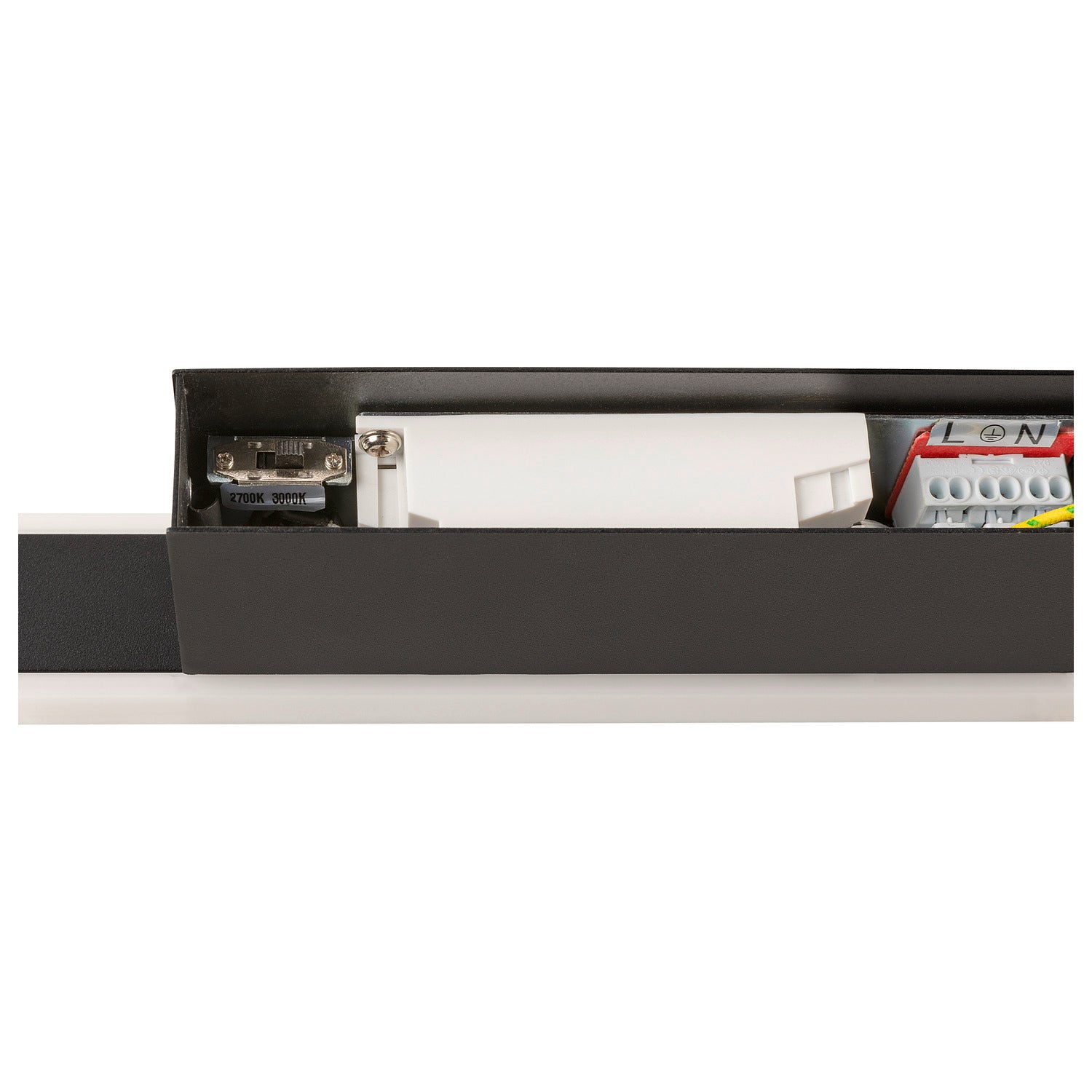 ONE LINEAR 70, Aplique de Parede, Cima/Baixo, 2700/3000 K, PHASE, preto