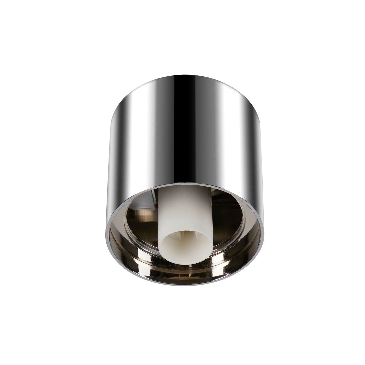 VARYT, Candeeiro de teto de montagem saliente, redondo, 1x máx. 6 W, E14, cromado