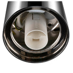 VARYT, Candeeiro de teto de montagem saliente, redondo, 1x máx. 6 W, E14, cromado