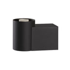 VARYT, Aplique de parede, redondo, 1x máx. 6 W, E14, preto
