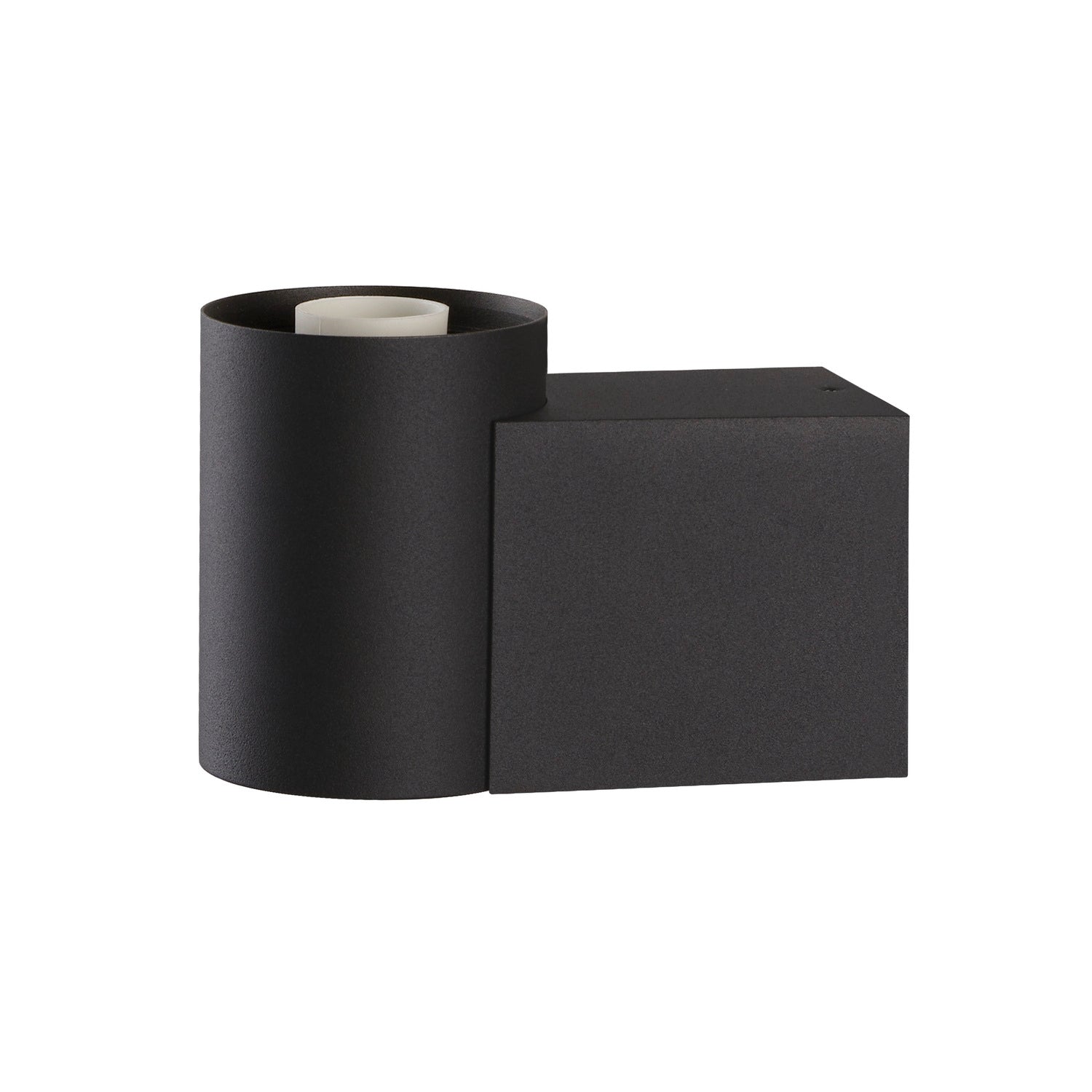 VARYT, Aplique de parede, redondo, 1x máx. 6 W, E14, preto