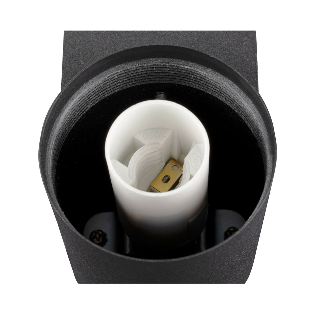 VARYT, Aplique de parede, redondo, 1x máx. 6 W, E14, preto