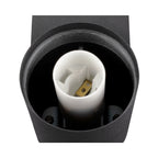 VARYT, Aplique de parede, redondo, 1x máx. 6 W, E14, preto