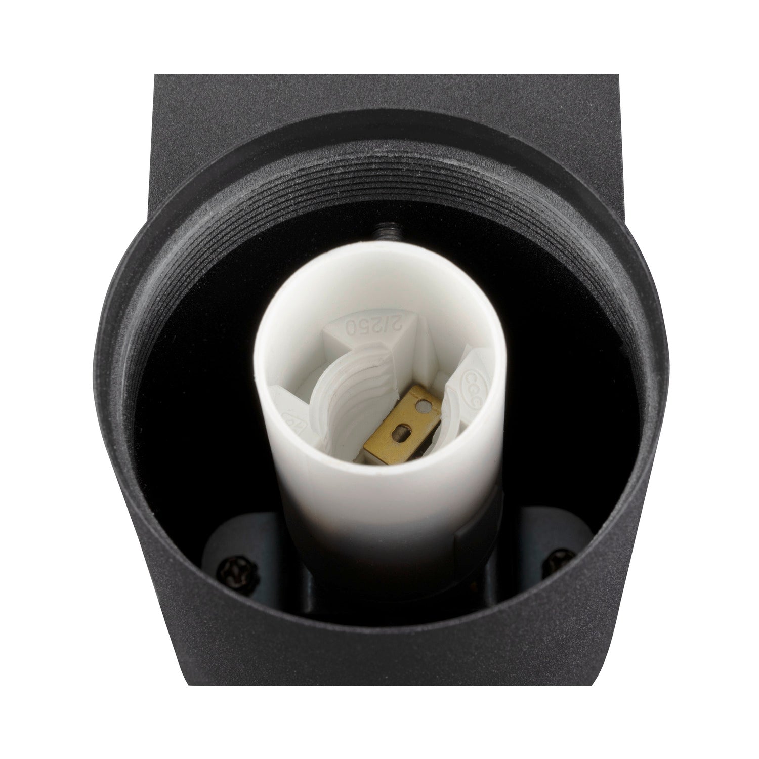 VARYT, Aplique de parede, redondo, 1x máx. 6 W, E14, preto